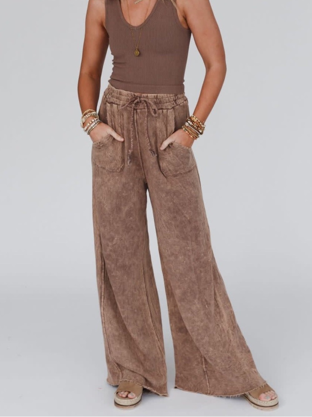 Three Bird Nest Relaxing Robin Wide Leg Pant